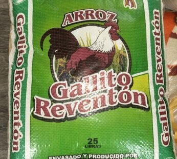Arroz ecuatoriano gallito reventón 25LB