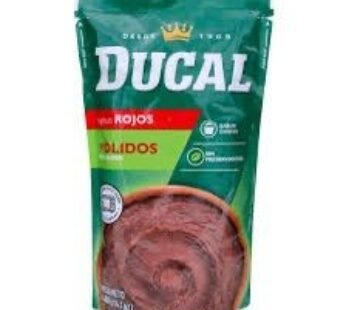 Frijoles Rojos Refritos DUCAL Orgánicos Doy Pack 8 oz. Frijoles Rojos Refritos Vegetarianos Instantáneos, Sin OGM ni Gluten