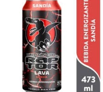 Bebida energética Raptor sabor sandia 473ml