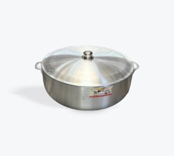 Paila de calibre pesado con tapa de aluminio