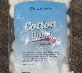 Bolitas de algodón Clarisse de triple tamaño