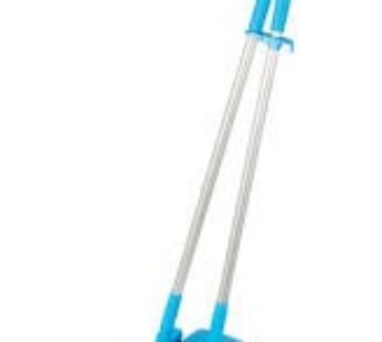 Juego de recogedor y escoba ABLE Blanco Azul