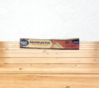Papel de aluminio de 25 pies cuadrados