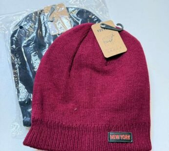 Gorro NY estilo tejido