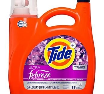 tide ultra febreze 117oz