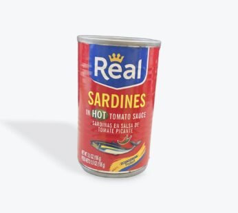 Sardines Real in Hot Tomate 5.5 oz
