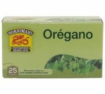 Orégano Hornimans 25 bolsitas de té por paquete // 2 paquetes de té