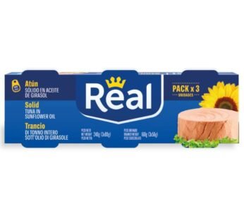 Atun Real en aceite de Girasol pack de 3