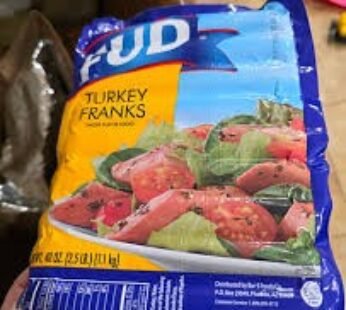 Fud Salchichas de Pavo Franks 2.5 Lb