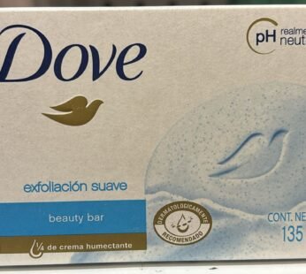 Jabón dove exfoliación suave